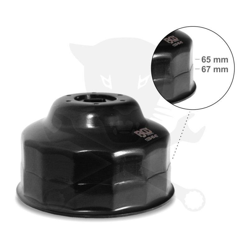 Olajszűrő leszedő kupak 065/067 mm x 14 lap BGS 1039-ből