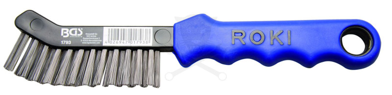 Drótkefe Féknyereg tisztító kefe - acél - 230 mm Profi - BGS