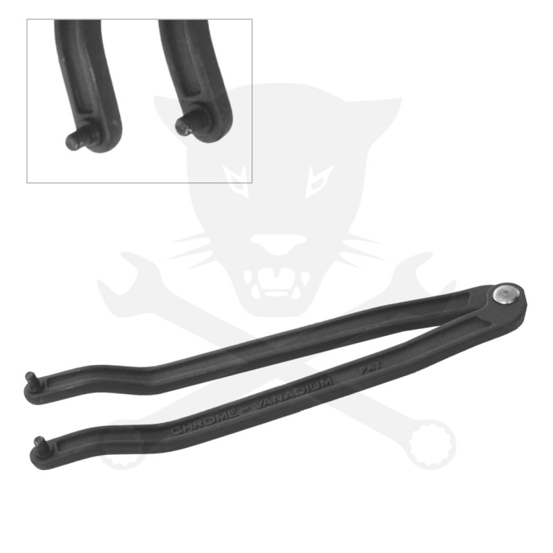 Körmöskulcs, oldalcsapos, állítható 11-60 x 4.0 mm L:172 mm BGS