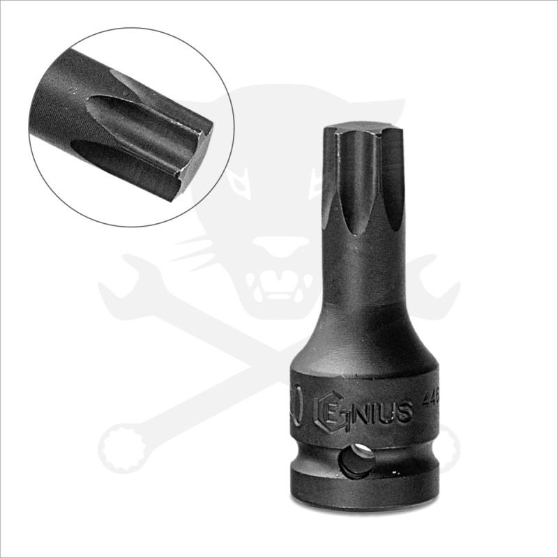 Légkulcsfej torx 1/2" 40-es Genius