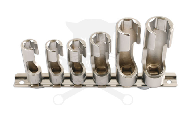 Dugókulcs - crowafej készlet 3/8" speciális végig nyitott 10-19 mm LASER