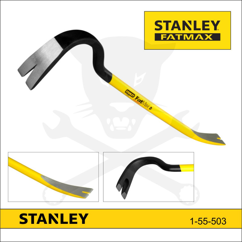 Pajszer - ládabontó vas, erős, profi 600 mm - Stanley FatMax