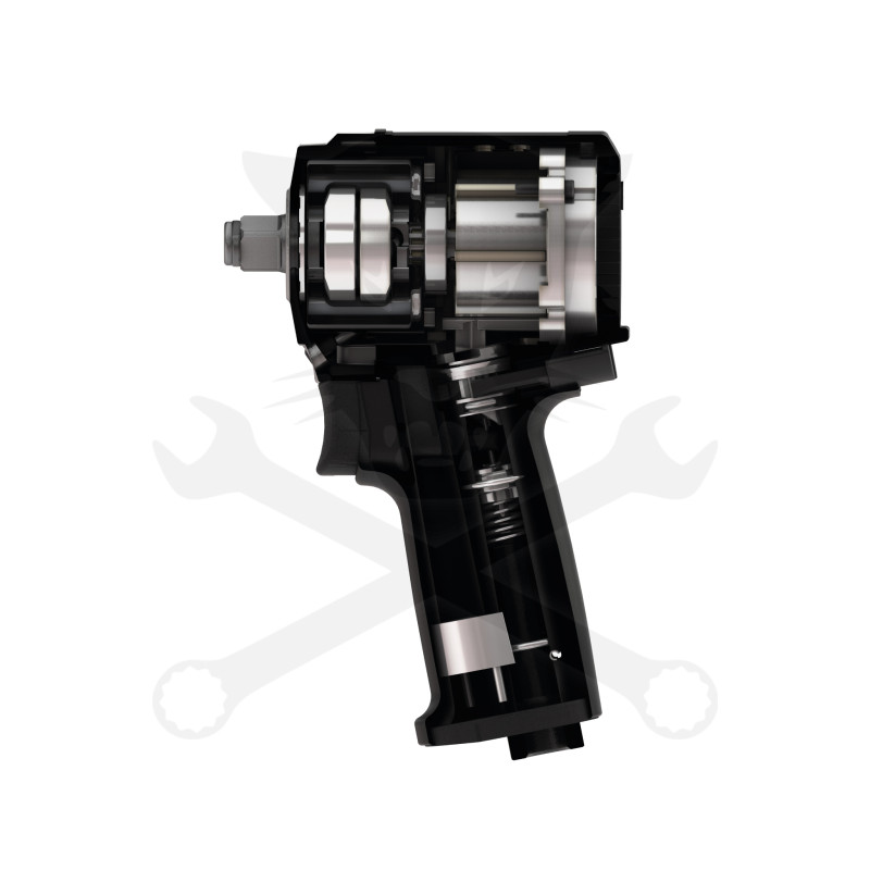 Légkulcs  1/2"  1254 Nm ultra-mini 90 mm  - Rodcraft