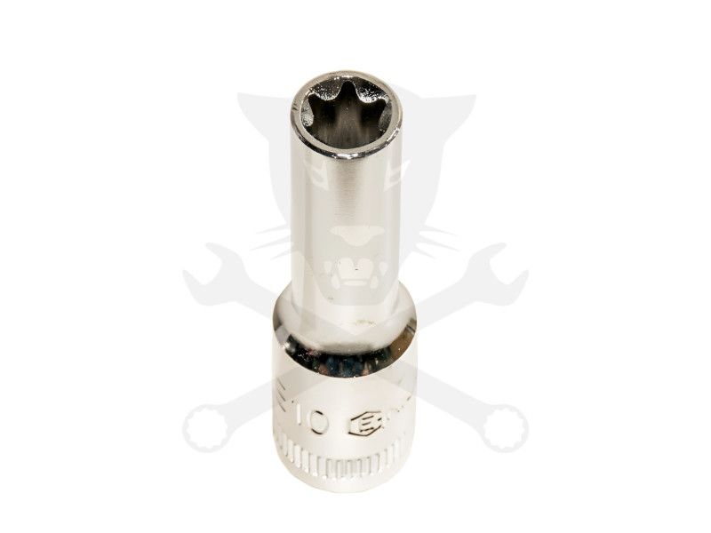 Dugókulcs - crowafej 3/8" belső hosszú torx E10 Genius