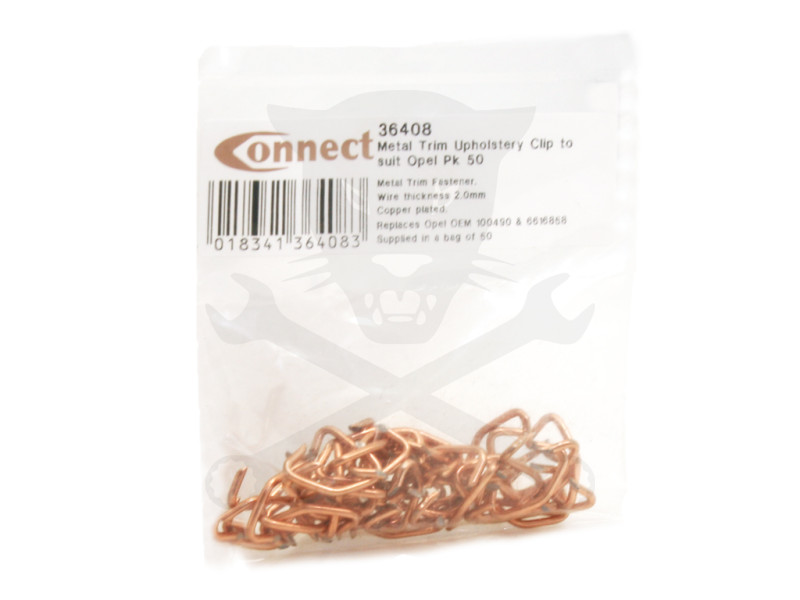 Fém kárpit-kapocs készlet  50 db kapocs 2.0 mm-es - Opel