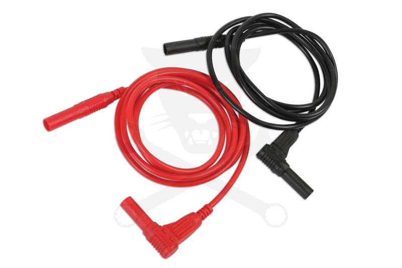 Autóvillamossági tesztkábel készlet 1220 mm 1000V/10A -szilikon kábel