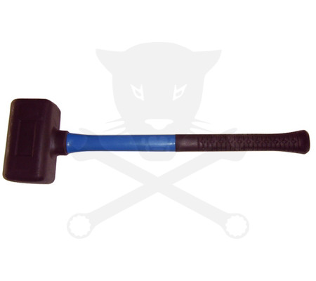 Kalapács gumi  70 x 070 mm - 2100 g acélsörétes BGS