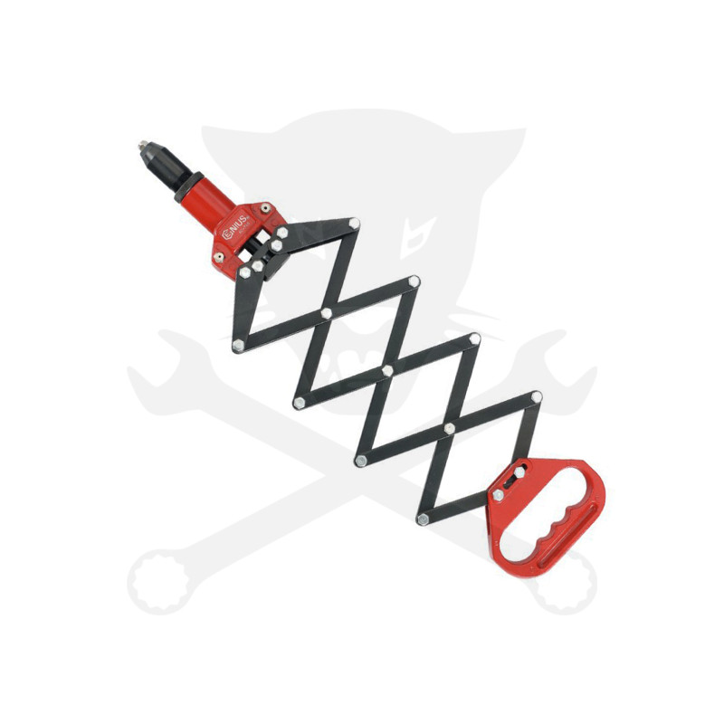 Popszegecshúzó, kézi harmonikás 2.4-3.2-4.0-4.8 mm Alu szegecsekhez