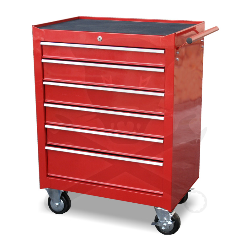 Szerszámos kocsi  6 fiókos - tálcáshoz alkalmas - kivitel