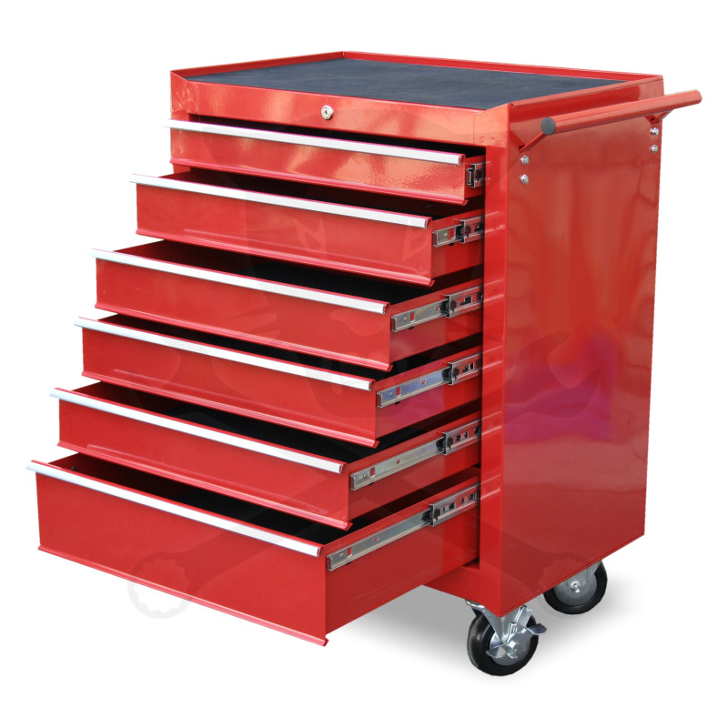 Szerszámos kocsi  6 fiókos - tálcáshoz alkalmas - kivitel