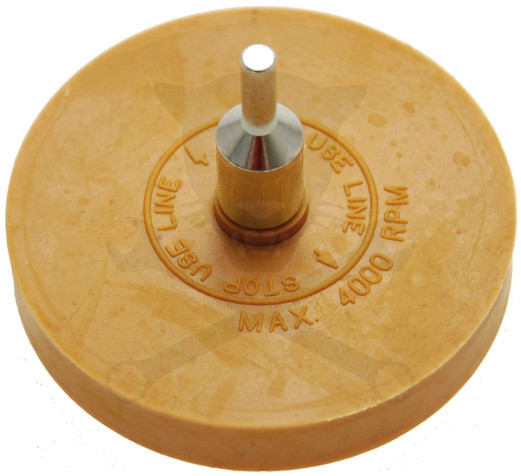 Fólia radír - vanília korong 4000 RPM menetes + adapter - BGS Technic