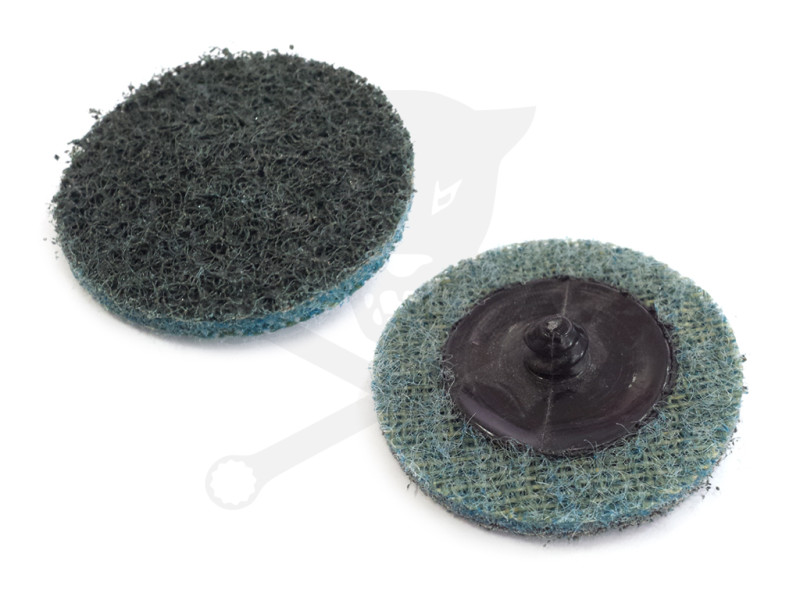 Csiszolótárcsa, vlies - gyorscsatl. D50 mm finom - kék - 1 db