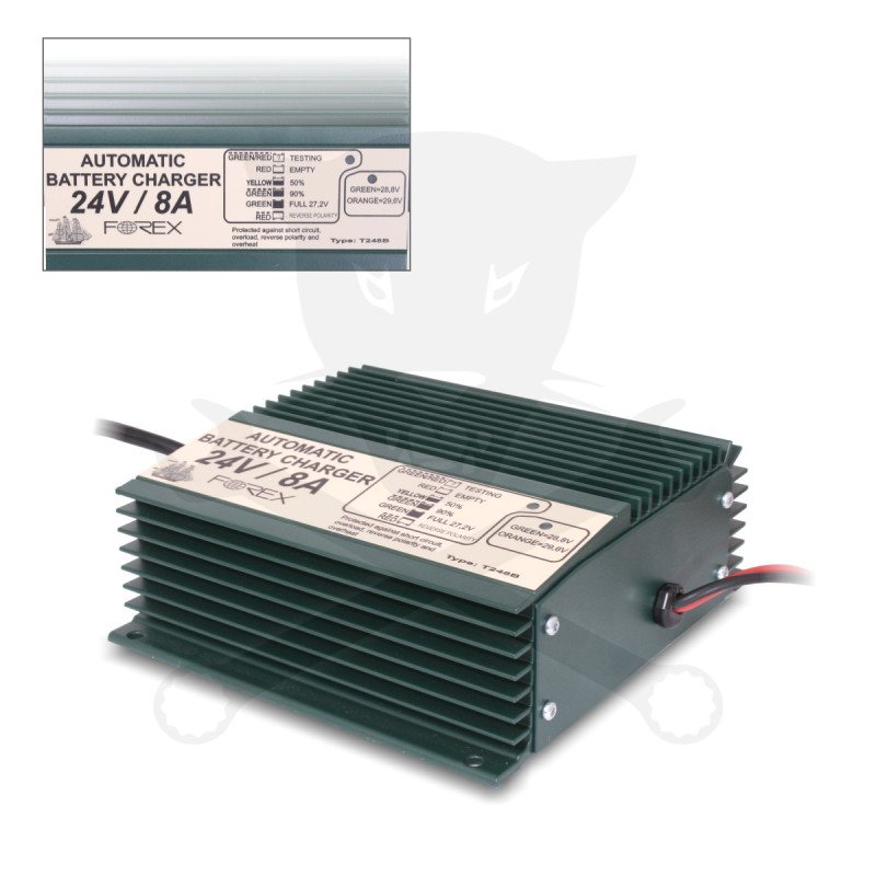 Akkumulátor töltő FRX 24V -  8A Full Automata