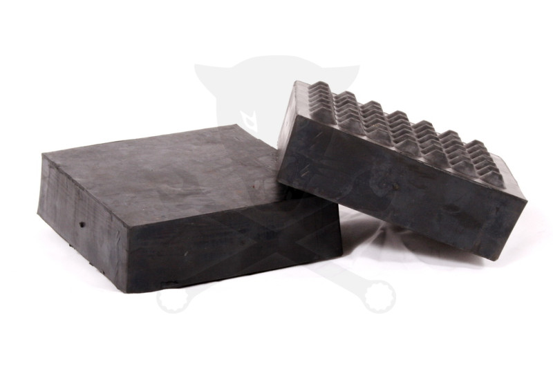 Gumikocka négyzet 120x120x40 mm alacsony - alul bütykös