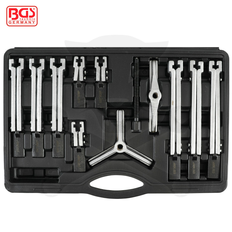 Csapágylehúzó készlet 2 és 3 körmös, csúszószáras 35-135 mm Kraftmann