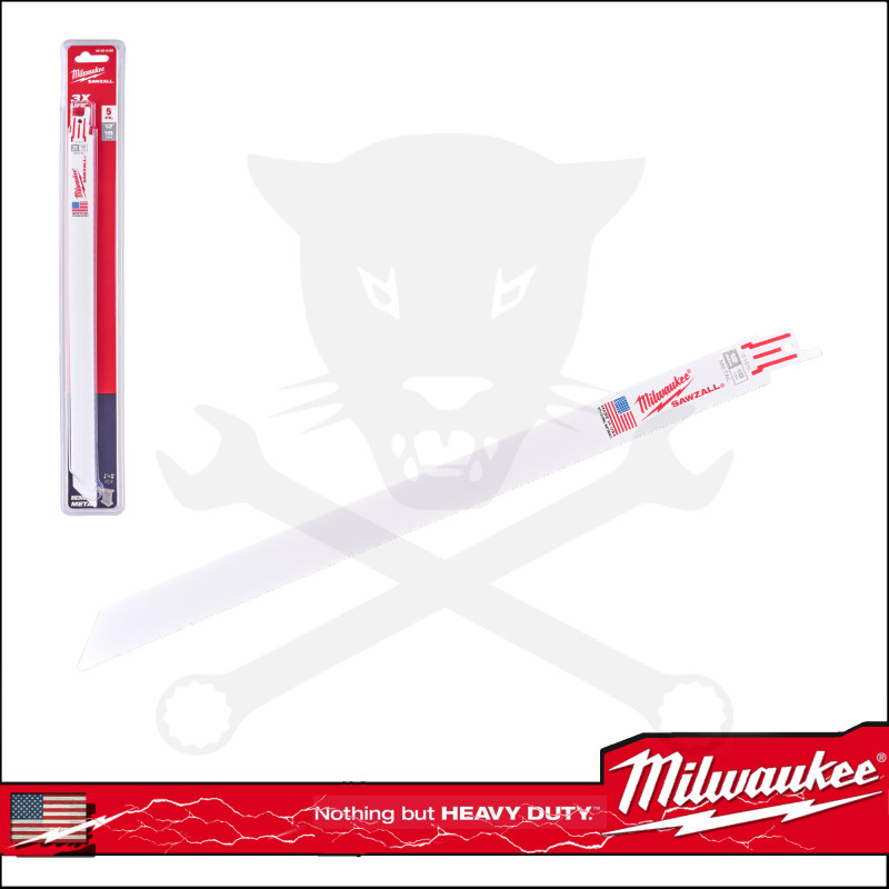 Fűrészlap kardfűrészhez, fémre 300 mm 18 TPI BiM-CO 5 db-os készlet