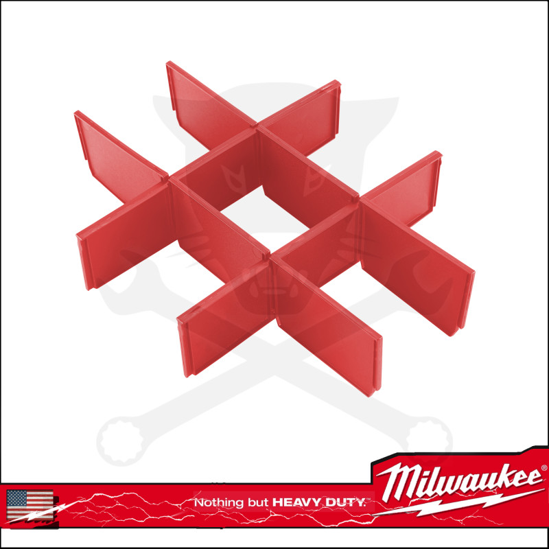 Packout - 3 fiókos tároló és szortimenterhez FIÓKELVÁLASZTÓ 8 db