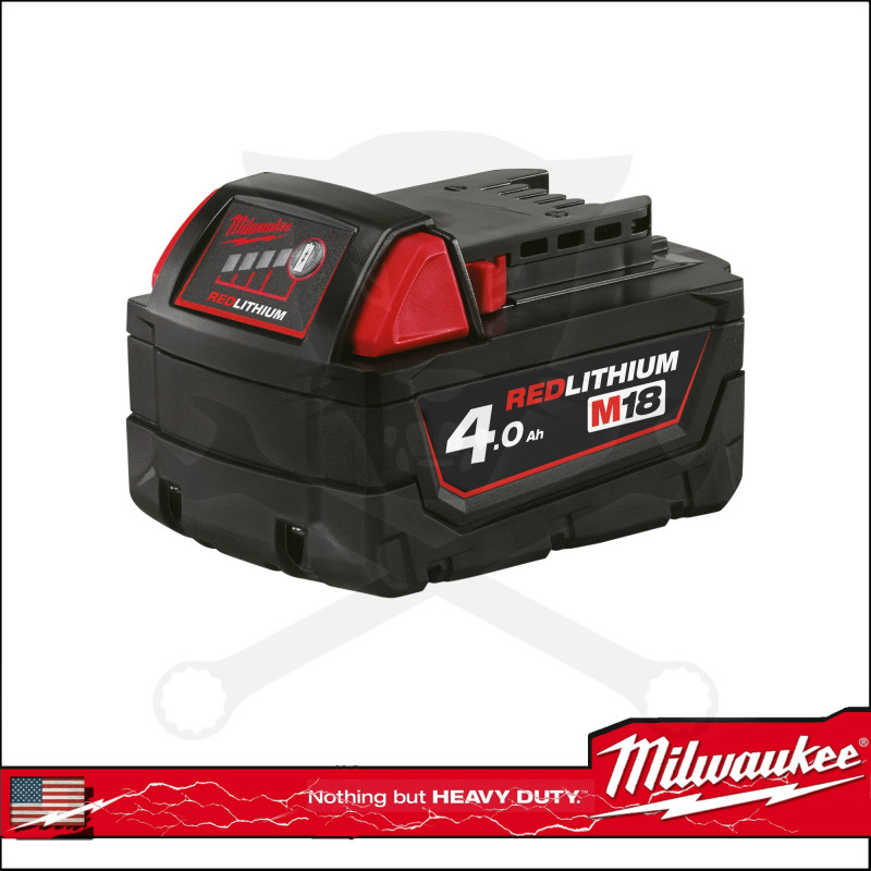 Akkumulátor 18V  4.0Ah Li-Ion B4 RED-Lithium - Milwaukee (M18B4)