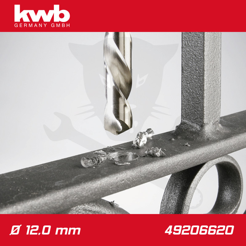 Csigafúró 12,0 mm HSS-G DIN 338 Silver Star, profi - KWB