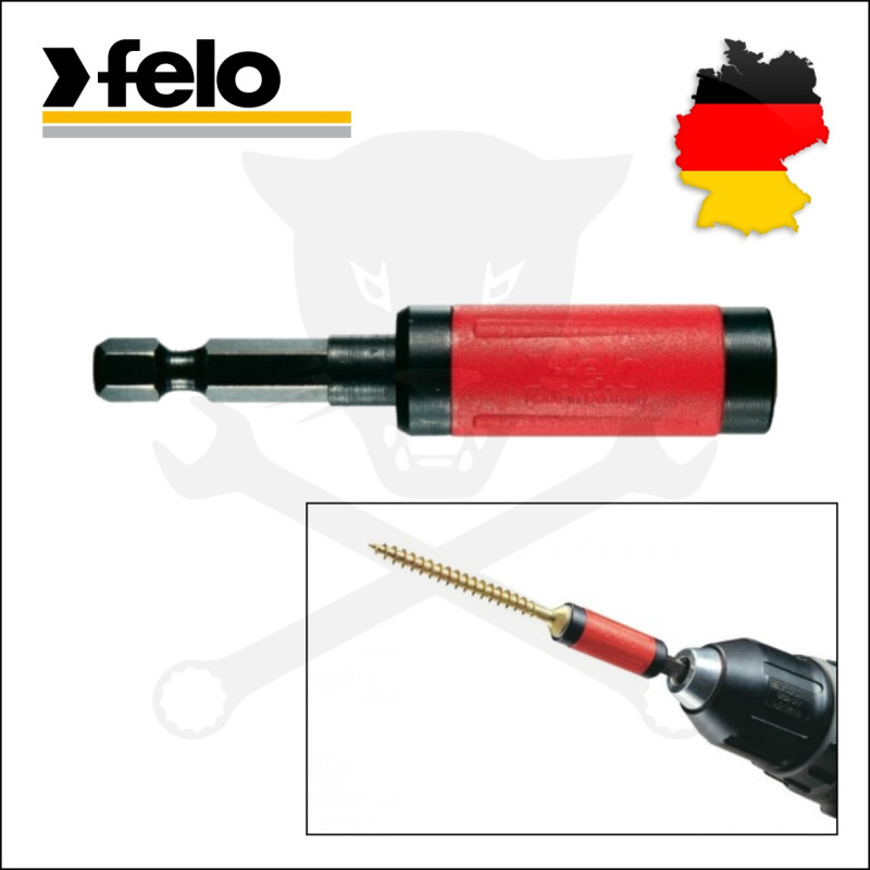 Bit tartó-csavarmegvezető, mágneses, gépi 1/4" x 70 mm - Felo Star