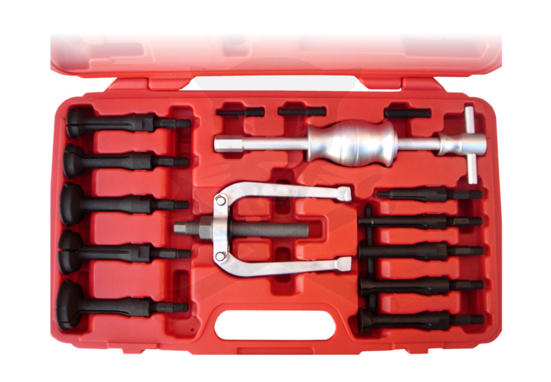 Csapágylehúzó készlet csúszókalapáccsal, belső 8-58 mm -ipari- Ellient