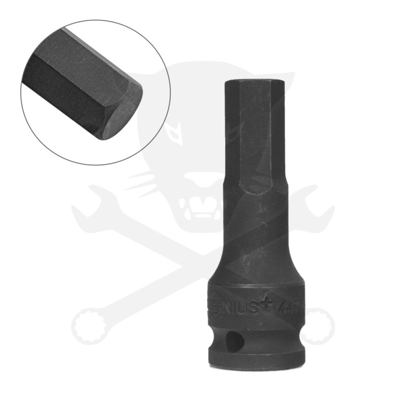 Légkulcs imbuszfej 1/2" 12-es Genius