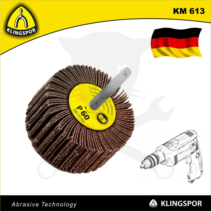 Lamellás csiszoló (szaturnusz) csapos 40x20 / 6 mm P40 - Klingspor