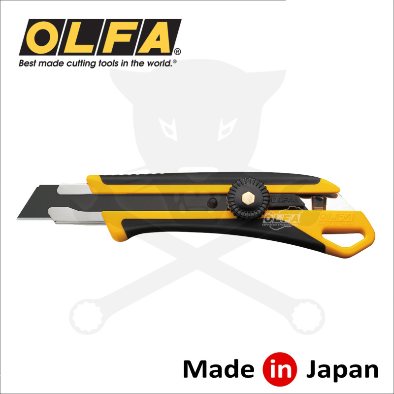 Vágókés OLFA 18 mm törh.penge, csavaros rögz. - hevedercsat. XD