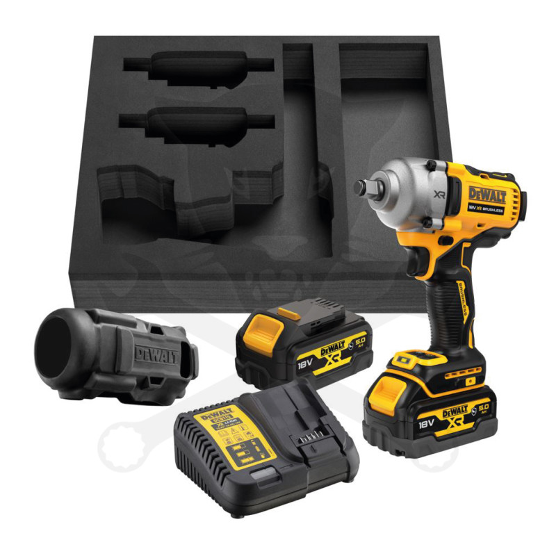 Ütvecsavarozó, akkus 18V  812 Nm 1/2" 2 db 5.0Ah - DeWalt