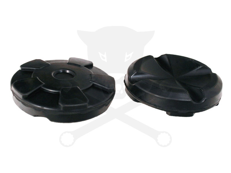 Gumipogácsa krokodil emelőhöz fekete 105/27 mm - íves