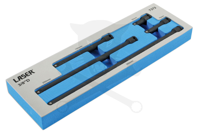 Toldószár készlet, gépi 3/8" 5 db-os 50-75-150-250-350 mm -Tálcás-AT18