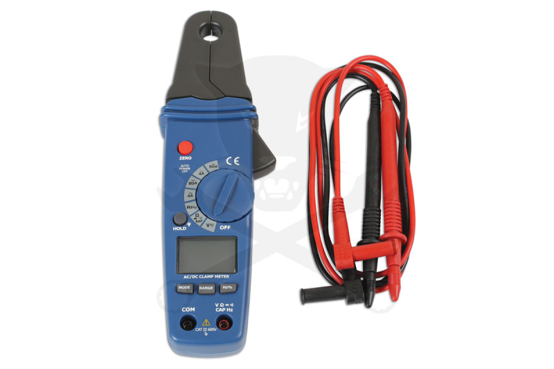 Multiméter, lakatfogós AC/DC precíz-autós 4A/80A-CATIII 600V-Hibrid