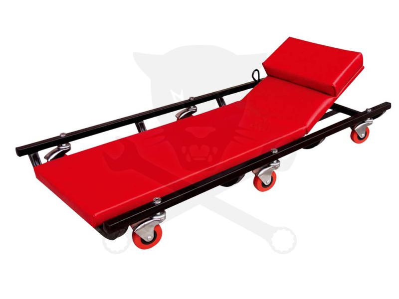 Aláfekvő fém 6 kerekű dönthető fejtámlás-mechanikus 40"