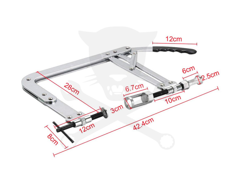 Szeleprugó lenyomó