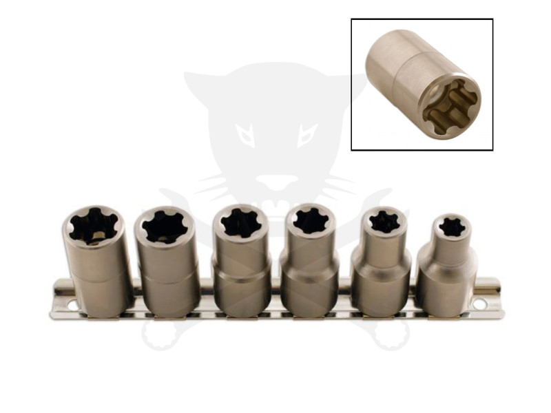 Dugókulcs - crowafej készlet 1/2" Torx Plus® belső 6 db-os EPL10 - EPL20