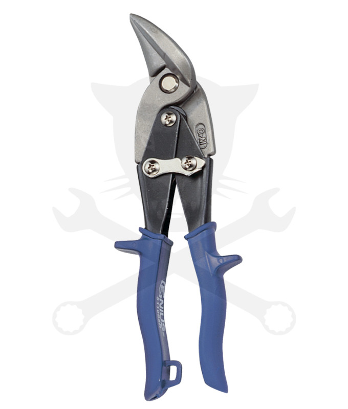 Lemezolló Genius jobbra vágó - erősített táblalemezolló - kék