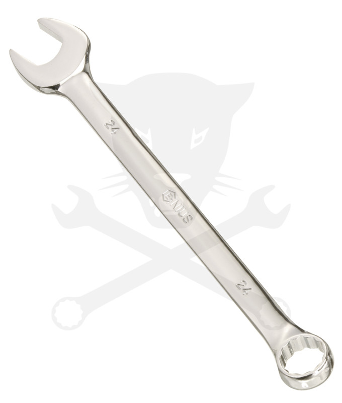 Csillag-villáskulcs  6-os 130 mm - tükör polírozott - Genius (748206 )