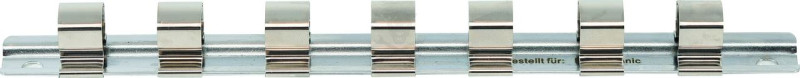 Dugókulcstartó sín  1/2"  7 db-os BGS