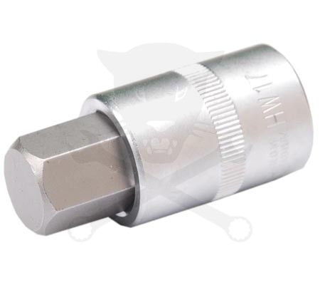 Rátűzőkulcs - crowa+bit 1/2" imbusz 17 x 55 mm BGS