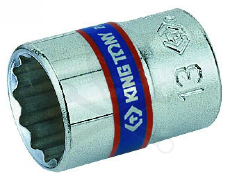 Dugókulcs - crowafej 1/4" 12 szög normál 10 mm