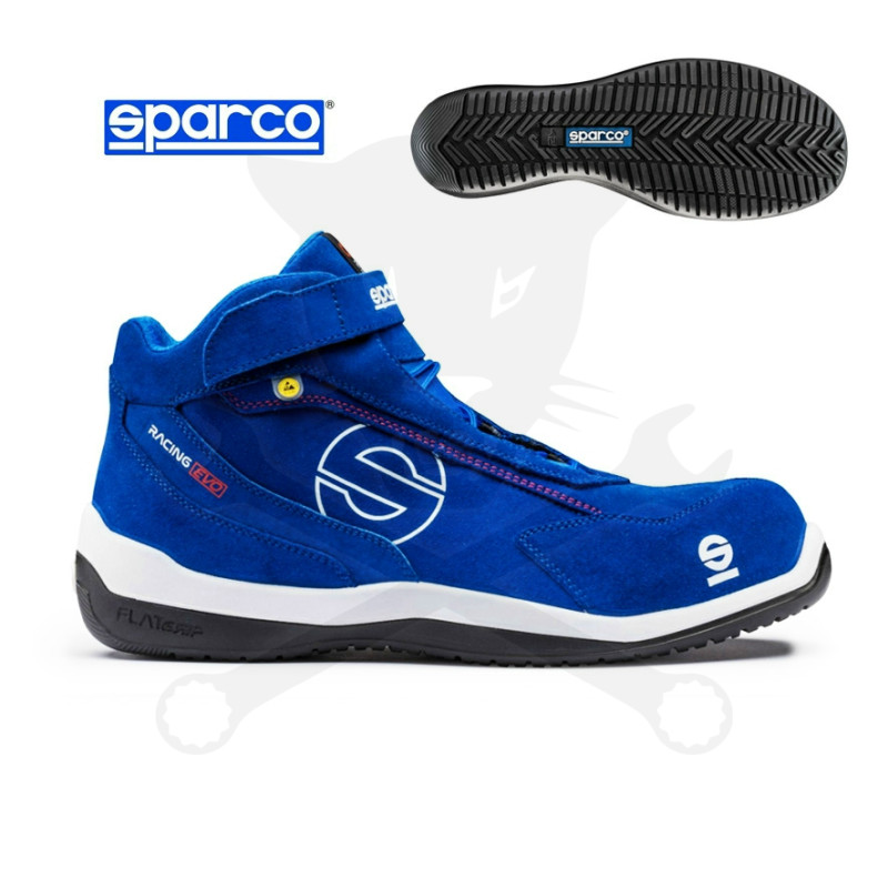 Munkavédelmi bakancs SPARCO - Racing EVO S3 ESD kék 45-ös
