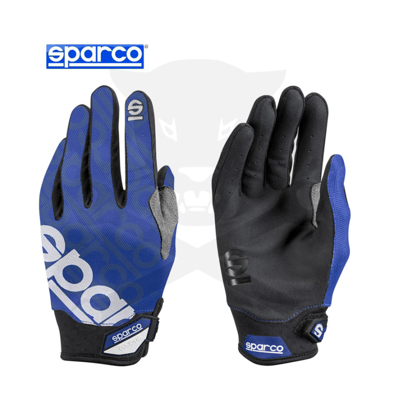Kesztyű - szerelőkesztyű - Sparco Meca III azúrkék XL (2093AZ4XL )