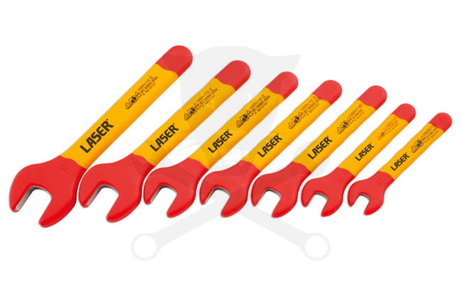 Szigetelt villáskulcs készlet VDE 1000V 7 db-os 8-10-12-13-14-17-19mm