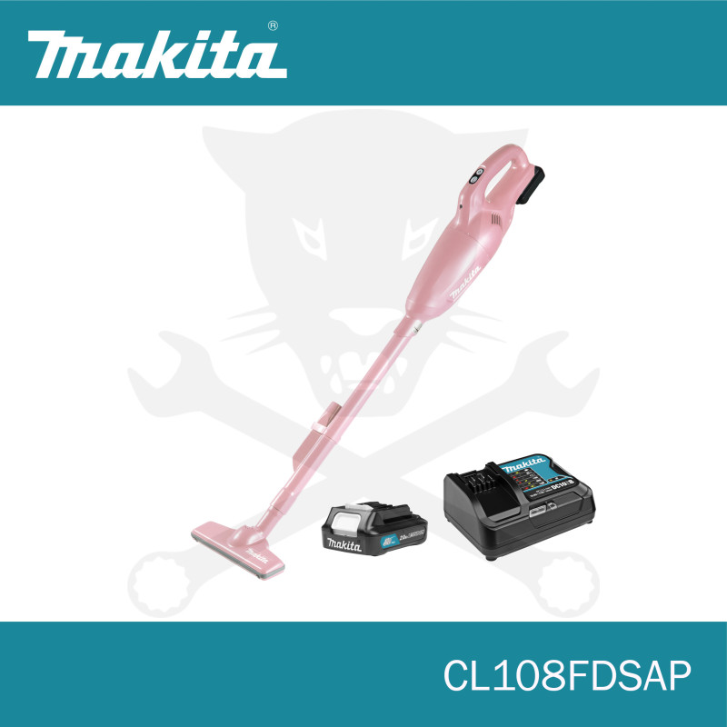 Porszívó akkus 10.8 V CXT 0,6 L 71 dB száraz 1x2.0 Ah PINK - Makita