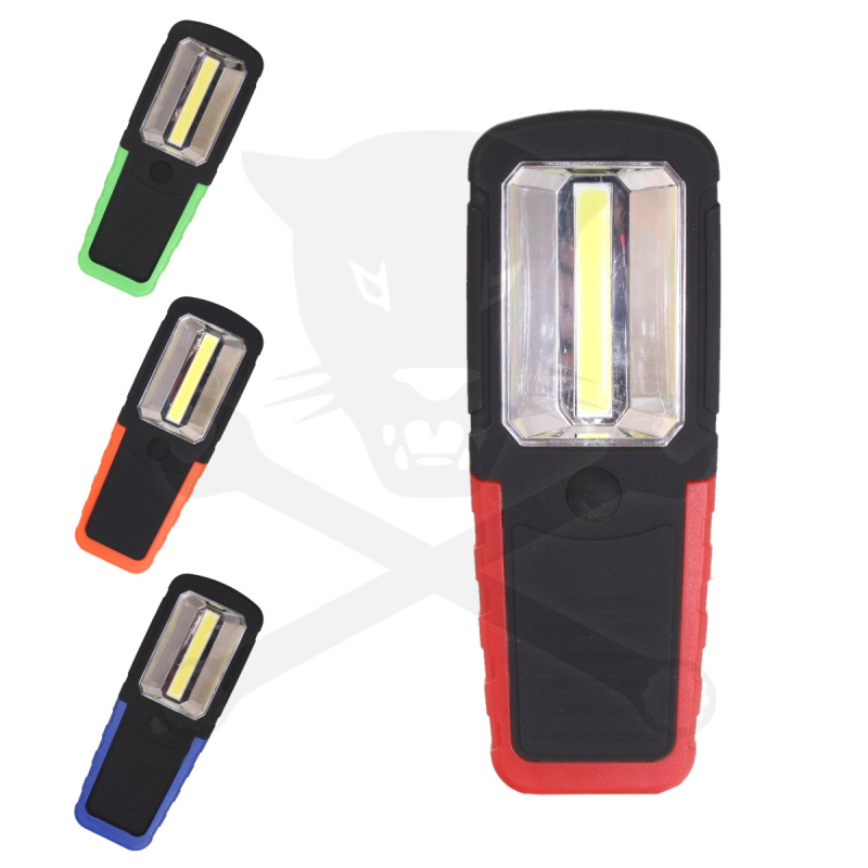 Szerelőlámpa LED 01 COB ledes elemlámpa mini