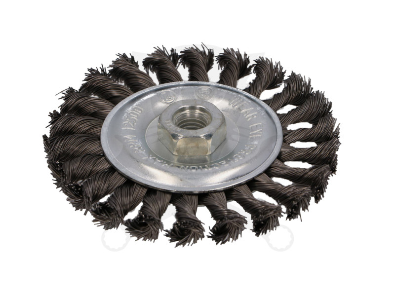 Drótkorong, fonott 100 mm M14 lapos- Makita