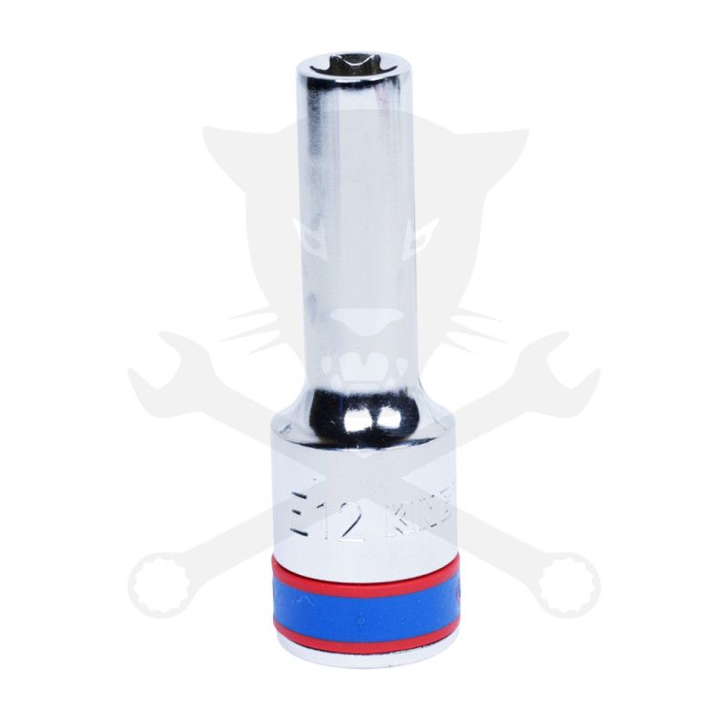 Dugókulcs - crowafej 1/2" belső torx hosszított E12 KingTony