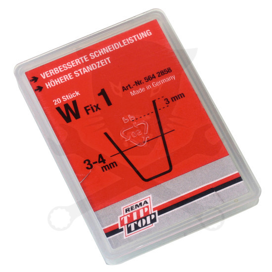 Gumi profilvágóhoz vágókés - szögletes profil - W Fix1. 3-4 mm - 20 db