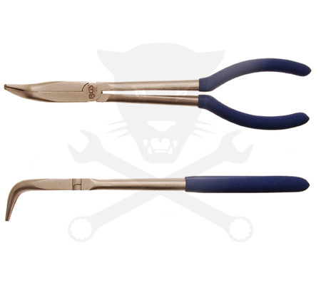 Fogó hosszúcsőrű - XXL hosszú 280 mm - 90°-os