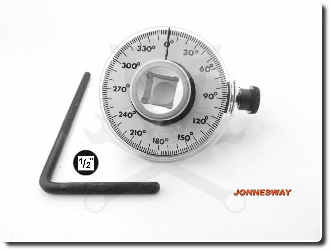 Szögmérő nyomatékkulcshoz - hajlított karral 1/2"